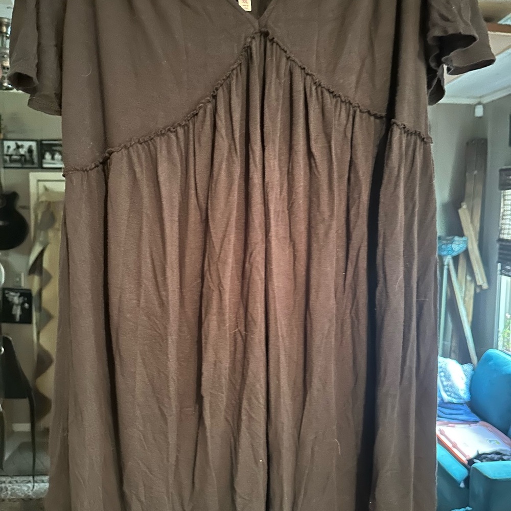 Black Short Sleeve Tunic